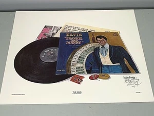 The King Dexter Bowles Elvis Presley Rock and Roll LP Grabado dos veces firmado - Imagen 1 de 5