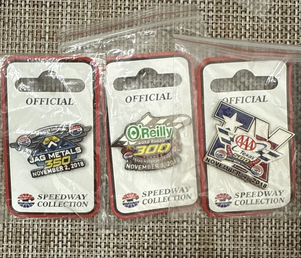 2018 fin de semana noviembre Texas Motor Speedway Nascar pin evento AAA Jag Metals O’rei Foto 1 de 1