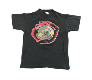 Vintage 1980s Grateful Dead American beauty t shirt brockum single stitch Large - Picture 1 of 5