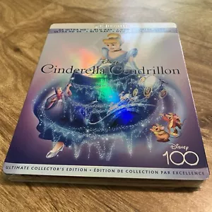 NEW Cinderella Ultimate Collectors Edition Disney 4K Ultra HD BluRay DVD Digital - Picture 1 of 4