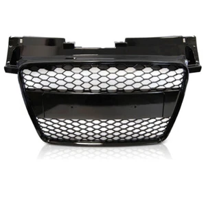 Sportgrill für Audi TT 8J 2006-2014 Coupe Roadster Glanzschwarz Frontgrill S RS - Bild 1 von 4