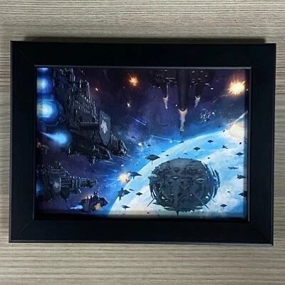 Art Encadré Raven Guard Deuxième Campagne Agrellan Space Marines Warhammer 40K - Photo 1/2