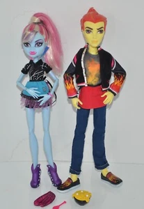 Monster High Dolls Home Ick Abbey & Heath Burns MH - Picture 1 of 9
