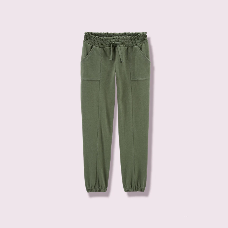 Carter's Pull-On French Terry Joggers NWT Size 6/6X Olive green - Image 1 of 1