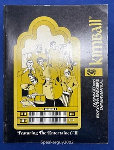 Original Kimball Organ Entertainer - 790 892 Swinger Owner's Manual - Picture 1 of 1