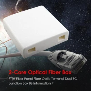 FTTH Terminal Wall Mount Fiber Optic Junction Terminal Panel Termination Box - Afbeelding 1 van 7