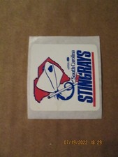 ECHL South Carolina Stingrays Vintage Circa 1990's Team Logo Hockey Sticker