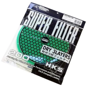 HKS Super Power Flow 200 mm Ersatzelement - grün - 70001-AK022 - UK LAGER - Bild 1 von 3
