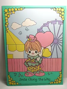 Vintage Precious Moments Folder Binder Holder Paper 1992 NEW Clown Balloons - Picture 1 of 7