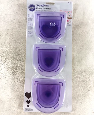 NEW  Sugar Sheets Cutting Insert Set of 3 Choice Design Wilton Sealed  - Image 1 of 3