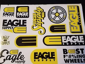 Eagle Scooter Stickers - 13 Stickers - Picture 1 of 1