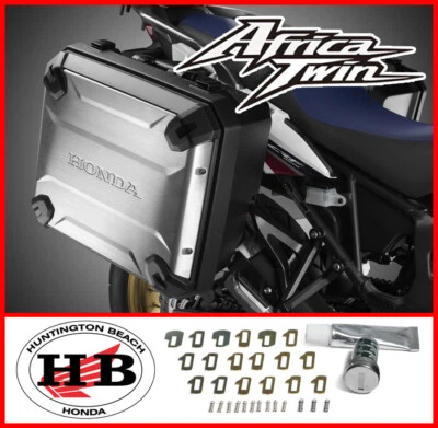 HONDA OEM PANNIER CASE SET (L&R) 2016-2019 AFRICA TWIN W/ (2) KEY CYLINDERS - Image 1 of 2