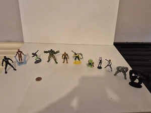 Marvel Heroes & Villains Figure Set Bundle x 11, Mini ,Cake Topper, Hulk, Venom - Picture 1 of 4