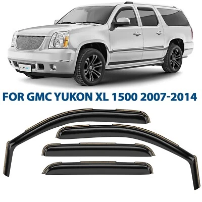 Rain Guards Vent Visors Shade for 2007-2014 GMC Yukon XL 1500 - Image 1 of 4