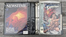 DEATH AND RETURN OF SUPERMAN DYNAMIC FORCES COLLECTOR'S AUTOGRAPH SET! RARE!!!!!