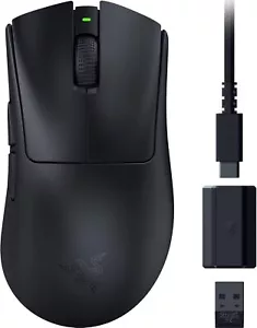 Razer DeathAdder V3 HyperSpeed Wireless Gaming Mouse: 55g Lightweight - Black - Picture 1 of 9