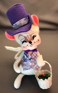 Annalee Puppe 6" Spring Boy Maus #085005 mit 2005 Tush Tag - Bild 1 von 8