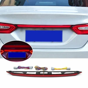 LED Tail Light Cover For Toyota Camry 2018-2023 Red Rear Door Trunk Accessories - Picture 1 of 11