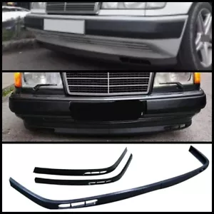 For Mercedes Benz W124 W201 Laguna Lip Front Bumper Splitter Spoiler Lip 2 Pcs - Bild 1 von 5