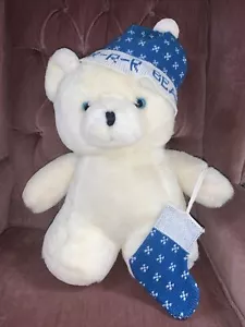 Fingerhut Brr-r-r Bär 1987 Vintage Plüschtier Stofftier schwer flauschig süß - Bild 1 von 12