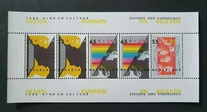 1986 NIEDERLANDE NEDERLAND KINDERZEGELS KIND EN CULTUUR KIND & KULTUR SEHR GUTER ZUSTAND POSTFRISCH - Bild 1 von 1
