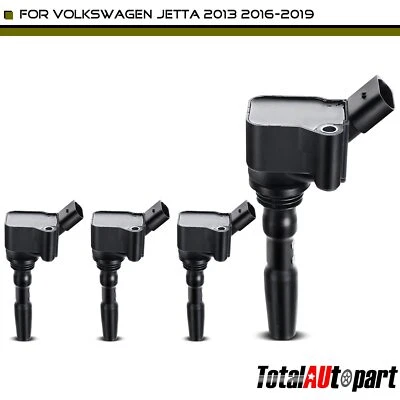 Bobina de encendido 4 piezas para Volkswagen Golf R Jetta Audi A3 Sportback e-tron Bentley Foto 1 de 4