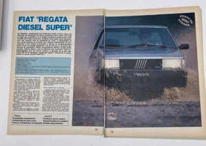 Clipping Ritaglio Articolo 1984 Fiat Regata Diesel Super - Picture 1 of 1