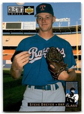 1993 COLLECTOR'S CHOICE STEVE DREYER RC TEXAS RANGERS #5