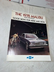 1978 CHEVROLET MALIBU CLASSIC DEALER SALES BROCHURE SHOWROOM CONDITION OEM CHEVY - Bild 1 von 7