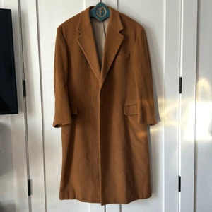 VTG BILL BLASS 100% Cashmere Tan Camel Coat Jacket - 44R - Picture 1 of 6