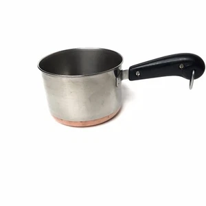 Revere Ware Kupferboden 1 Quart Pfanne Doppelkreis vor 1968 Kochtopf - Bild 1 von 7