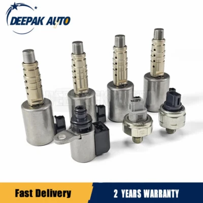 Kit de sensor de presión y solenoide de transmisión para Nissan JF016E JF017E CVT8 Foto 1 de 4