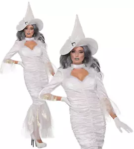 Costume Da Strega Per Adulti Spell Weaver Halloween UK 10-14 - Foto 1 di 1