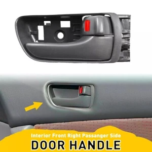 Manija interior de la puerta delantera derecha pasajero gris para Toyota Sienna 04-10 - Imagen 1 de 7