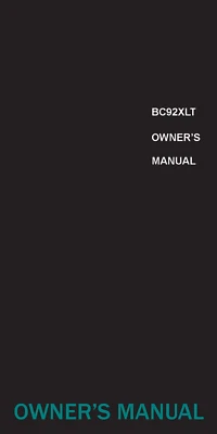 Uniden BC92XLT Instructions Operating Manual User Guide COIL BOUND - Image 1 of 4