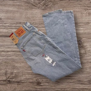 Levi's 501 Original High Rise Straight Leg Light Wash Jeans 27 X 30 - Picture 1 of 5