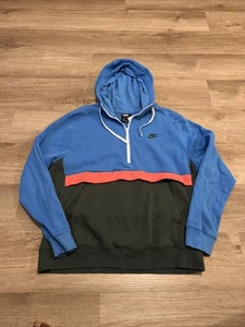 Nike Sportswear Colorblock Half-Zip Hoodie Sweatshirt Herren Größe Large BV2699-435 - Bild 1 von 6