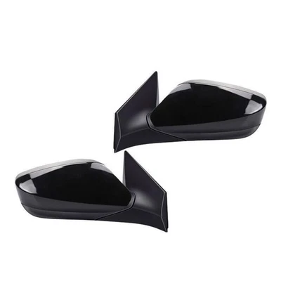 Conjunto de 2 piezas de cubierta de espejos retrovisores laterales negros para Hyundai Elantra 2011-2016 Foto 1 de 4
