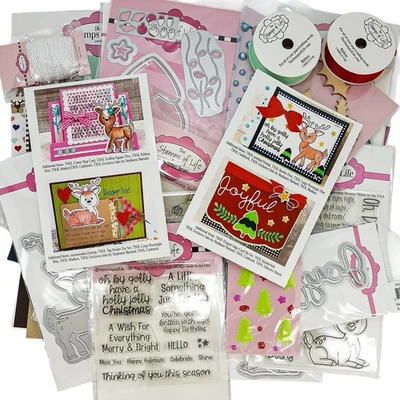 The Stamps Of Life HUGE Xmas Card Making Lot Joyful Collection Retired New - Image 1 of 4