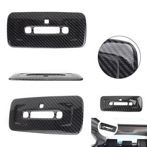 For Toyota Camry 2018 2019 Carbon Fiber Interior Rear Reading Light Cover Trim - Picture 1 of 8