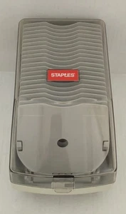 Vintage Staples 40 Disc CD oder DVD Aufbewahrung CD Halter Flip Box Top Zustand - Bild 1 von 7