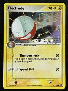 Pokemon Electrode Reverse Holo - EX Emerald - 27/106 NM - Picture 1 of 2