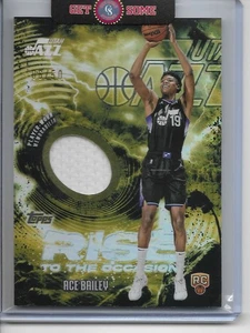 2025-26 Topps - Ace Bailey RC Rise to the Occasion Patch #RTO-AB Gold /50 - Bild 1 von 2