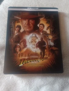 Indiana Jones & The Kingdom Of The Crystal Skull - UK Steelbook 4K + Blu-Ray VGC - Picture 1 of 4