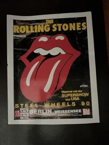Rolling Stones Berlin Weissenensee 1990 Photo Of Poster. FREE Gift With Purchase - Picture 1 of 6