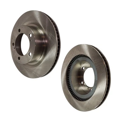 For Toyota Land Cruiser 2016 17 18 19 2020 Brake Discs Front | Pair | Cast Iron Foto 1 de 4