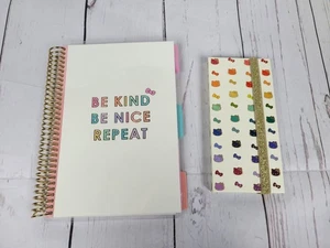 NEW Hello Kitty x Erin Condren Daily Kindness Joy Journal and Sticky Notes/Flags - Picture 1 of 4