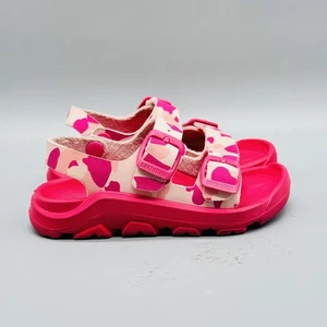 Birkenstock Shoes Girls 8c EU 26 Pink Camo Sandals Waterproof Straps Germany - Picture 1 of 12