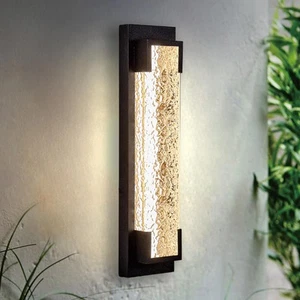 Outdoor Wall Light, 18.9" Large LED Modern Outdoor Wall Sconce, Waterproof Ex... - Picture 1 of 9