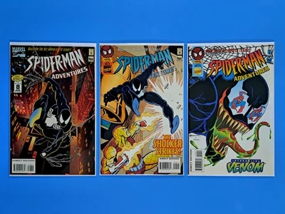 Spider-man Adventures #8 9 10 Marvel (1995) 1st App Animated Venom NM Lot Of 3🔥 - Image 1 of 4